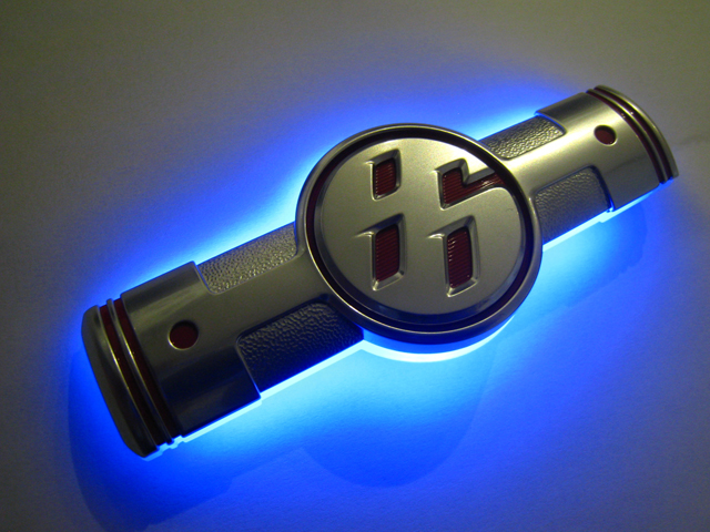 低価格の ビゴラス3 LEDトランスエンブレム LED Trans Emblem シナジー